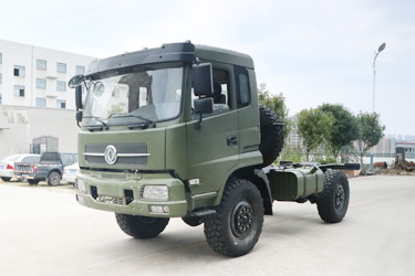 東風(fēng)四驅(qū)EQ2070越野專用車底盤(pán)_3.5噸級(jí)軍用卡車_4×4雙橋運(yùn)兵車底盤(pán)配置