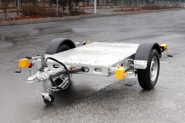 光伏板拖掛房車底盤_定制型無人機(jī)拖掛底盤_16mn碳錳鋼管和高強度板旅居車專用