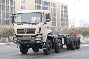 東風8×8越野專用底盤_450馬力后八輪專用卡車_八驅(qū)31噸木材果蔬四橋運輸車底盤