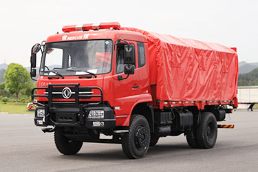 天錦4×2緊急救援車_東風(fēng)國六后雙胎道路專用轉(zhuǎn)運車_可定制4×4越野地震火災(zāi)急救車